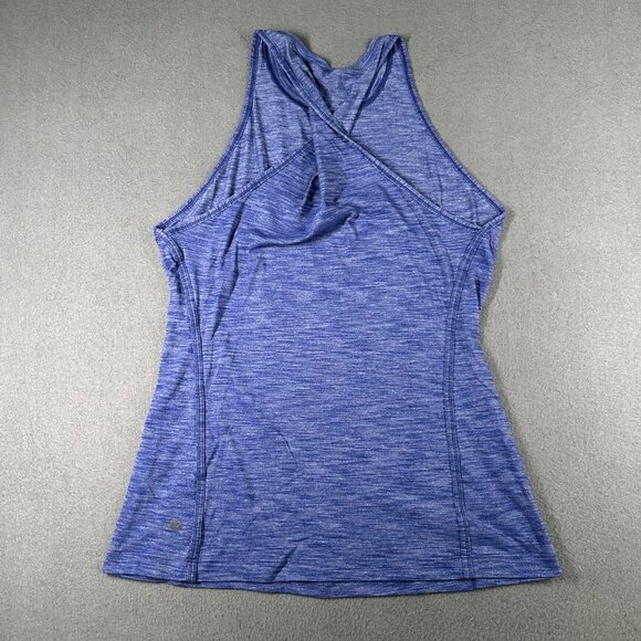 Lululemon Tank Top Womens 8* Blue &go Everywhere Tank Top Twist Back Sleeveless - Picture 4 of 6
